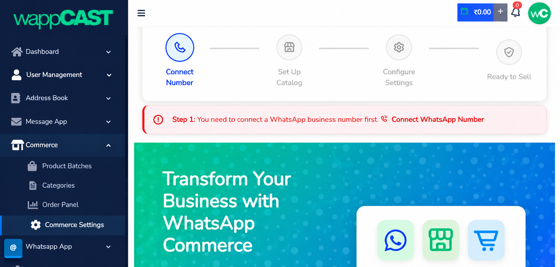 wappCAST Dashboard Overview
